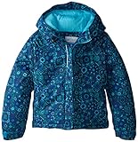 Columbia Little Girls' Horizon Ride Jacket, Mayan Green Print, 4T