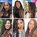 Eerya 6 Packs Passion Twist Crochet Hair 18 inch Water Wave Crochet Braids for Passion Twists Butterfly Locs Crochet Braiding Hair for Women (6Pcs T27#)