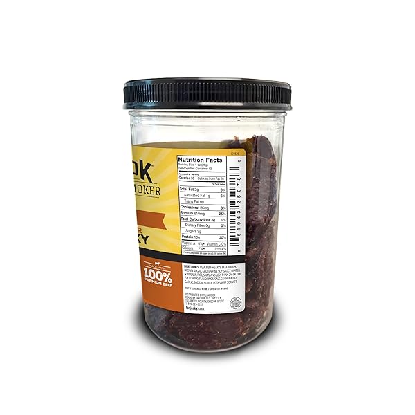 TILLAMOOK COUNTRY SMOKER REAL HARDWOOD SMOKED SILVER DOLLAR JERKY, TERIYAKI, 13 OUNCE