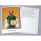 Vermont Christmas Company St. Ignatius Loyola Prayer Cards - Set of 100