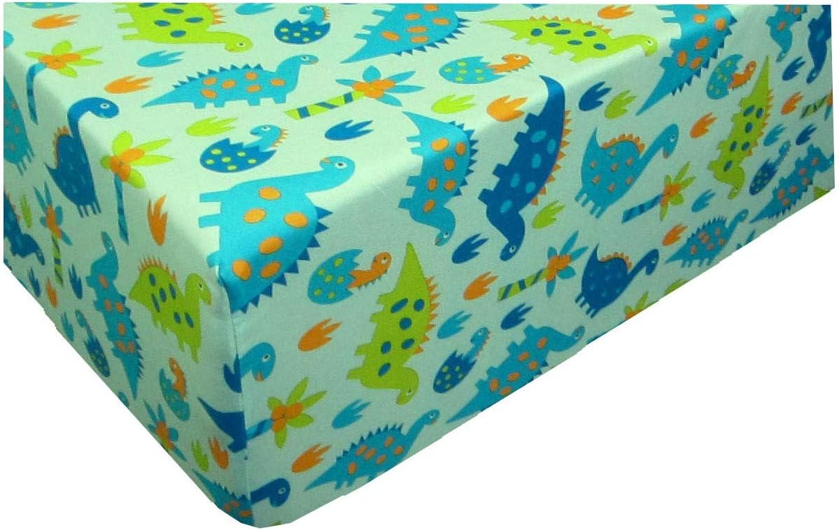 Baby Dinosaurs Kute Kids (Fitted Sheet ONLY) Size Twin Boys Girls Kids Bedding