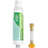 AQUACREST Garden Hose Water Filter for Plants, Greatly Reduces Chlorine, Odor, Improve Plants Health, Ideal for Organic Garde