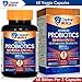 CaptainBiotics Probiotics - 50 Billion CFU per 2 Caps - 60 Vegetarian Caps - 19 Science-Backed Strains, Shelf Stable, Controlled Release, Stomach Acid Resistant, Superior Adherent