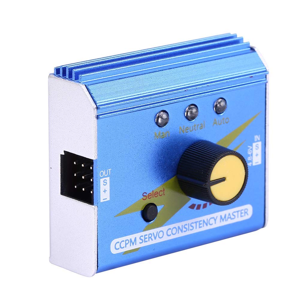 VGEBY Servo Tester, Digital Consistency Motor Tester Metal Servo Controller for RC Car Plane Boat Car Model Accessory Model Toy