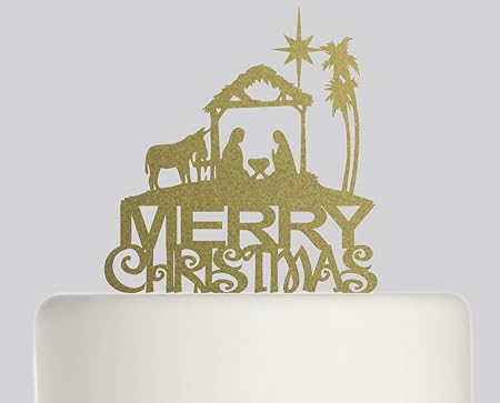 Decorations Cake Toppers Christmas Cake Topper Jesus Nativity