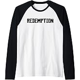REDEMPTION (Black) Raglan Baseball Tee