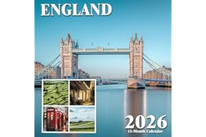 England 2026 Calendar: Twelve months of historic charm, countryside walks, and seaside sights