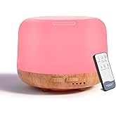 SPLITSKY Aromatherapy Essential Oil Home Diffuser with Remote Control, 300ML Large Room Cool Mist Air Humidifier, 8 Hours Qui