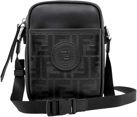 fendi leather messenger bag