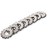 14.5° Gear Cutter, 8Pcs Involute Gear Cutter Set