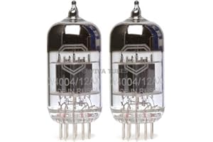 New Gain Matched Pair (2) Mullard Reissue CV4004 / 12AX7 Low Noise Vacuum Tubes