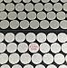 Vkey 1000pcs(500 Pair Sets) 2cm Diameter Sticky Back Coins Self Adhesive Dots Tapes White and Gift Phone Stylus Compatible with Hook Loop