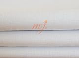 M & J Plain White 100% Cotton Fabric 60in Wide 5m Quilting Sewing view 4