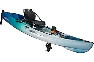 Old Town Ocean Kayak Malibu Pedal Kayak, Solo Sit-on-Top Pedal-Driven Recreational Kayak, 12 ft