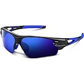 BEACOOL Polarized Sports Sunglasses for Men Women Youth Baseball Fishing Cycling Running Golf Motorcycle Tac Glasses UV400