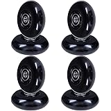 8-Pack 68mm Inline Skate Wheels Outdoor Asphalt Formula Aggressive Roller Blades Wheels 90a Roller Hockey Replacement Wheels with Bearings ABEC-9 and Floating Spacers (Black Color)