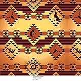 Southwest Red Fleece Fabric 475