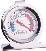 Fridge Thermometer Stainless Steel Dial Pack of 2 view 2