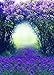 FUERMOR Background 5x7ft Purple Blue Flowers Photography Backdrop Studio Photo Props Room Mural RQ034