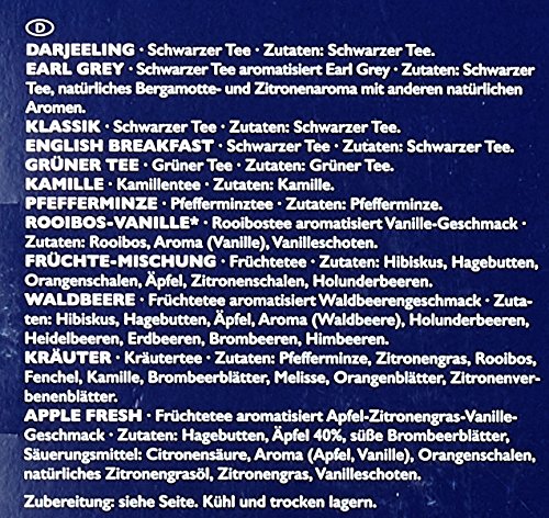 MeÃmer Selection Box | Auswahl der beliebtesten MeÃmer-Sorten | 180 Teebeutel | das perfekte Tee -Geschenk | Kräutertee | Schwarzer Tee | Grüner Tee | Früchtetee – Bild 5