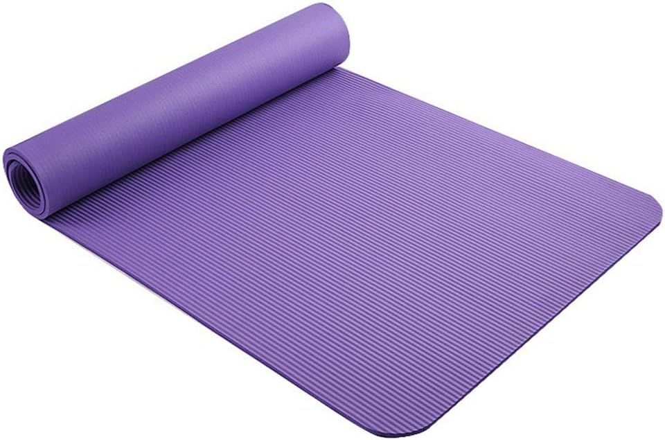 instructional yoga mat