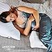 AVESTON Thick Soft Knee Pillow for Side Sleepers with Strap as Orthopedic Contour for Sleeping Between Knees for Joint Pain, Back Pain, Sciatica Pain Relief
