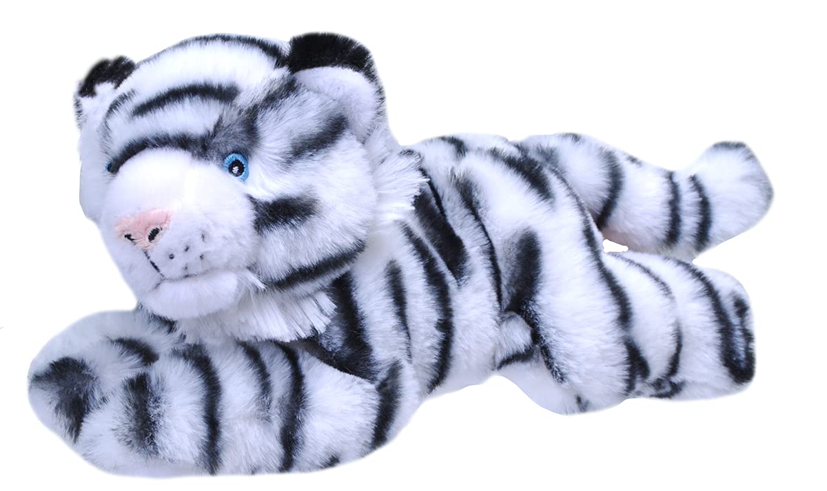 Wild Republic 24798 Ecokins White Tiger Stuffed Animal 8 Inch Mini