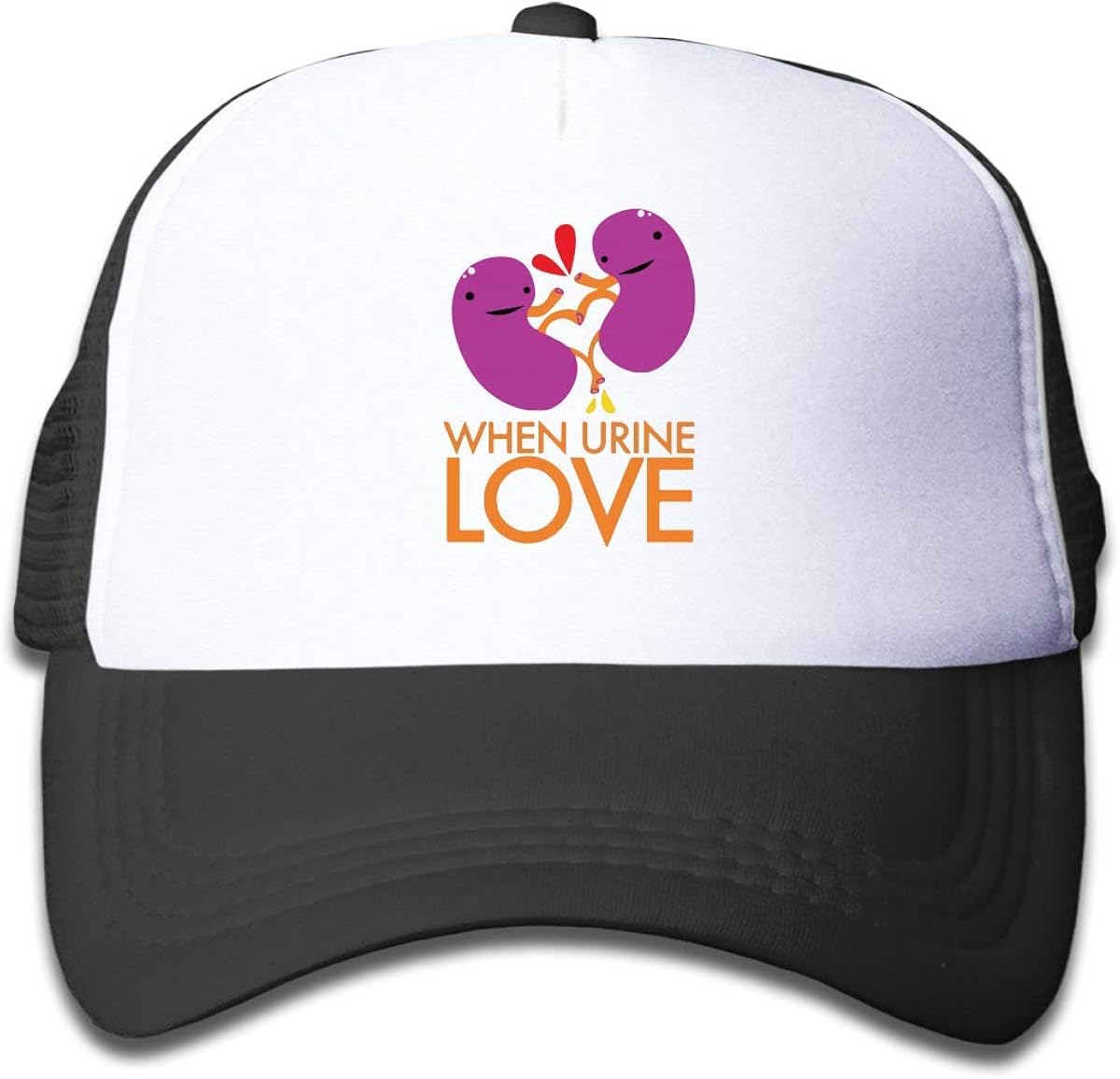 BRASMdiy Kidney When Urine Love Boys and Girls Trucker Hat Kids Mesh Hats Baseball Cap Amazon