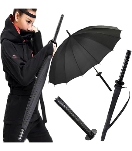 Amazon.com: KOMESICHI Umbrella Ninja Samurai Sword Style Japanese