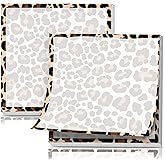 AFYEWKC Sticky Notes 3x3 Inches, Cute Self-Stick Pads, Funny Self-Sticky Note Pads for Office, Home, Organization Cute Brown Leopard