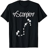 Scorpio Zodiac Sign Horoscope Star October November Birthday T-Shirt