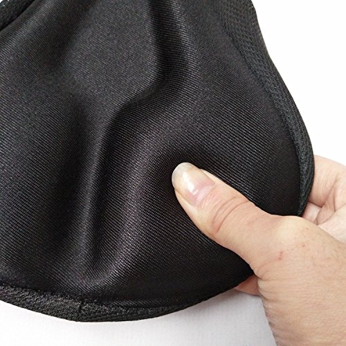 iLiveX Gel Bike Seat Cushion Cover, Upgraded Extra Soft Gel Bicycle Seat, Foam & Silica Padded, Child Bike Seat Cushion Saddle Cover Pad