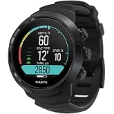 SUUNTO D5 Dive Computer, Color Display 100m Waterproof, All Black | Wireless Tank Pressure Support, Vibration Alarm, Digital Compass, Extensive Scuba&amp;Freedive Features, Up to 12H Diving Time