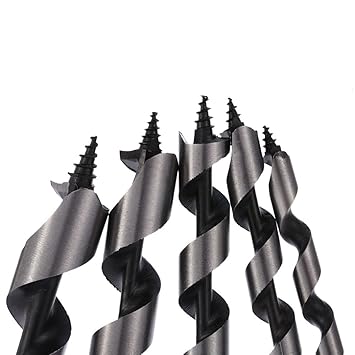 Generic 5pcs/set 230mm Super Long Auger Drill Hexagonal Shank Woodworking Auger Bits Good Quty ferramentas drill Bit set power tools