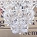 Smiry 2pcs Off-White Lace Trim Embroidered Lace Collar Neckline Venise Applique Sewing Clothing Accessories DIY Lace Applique