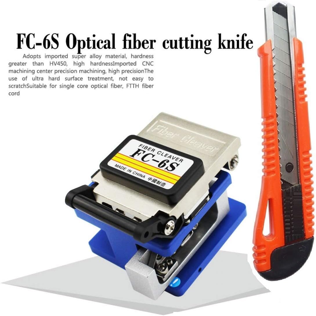 Techtest fiber cleaver cutter optical fiber cleaver with utility knife
