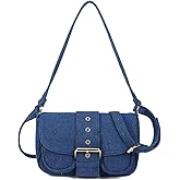 Small Crossbody Bags for Women, Denim Womens Crossbody Purse with Adjustable Strap, Blue Jean Shoulder Bags, Purses for Women
