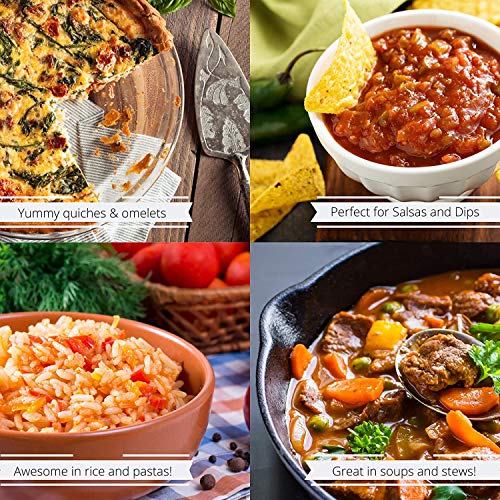 Premium Dried Tomato Flakes by It's Delish 16 OZ Jumbo Reusable