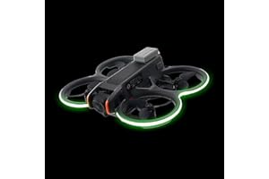 RCGEEK LED Light Strip for DJI Avata 2 Accessories, Anti Collision Light Night Flying Warning Strip Compatible with Avata 2 (Green)