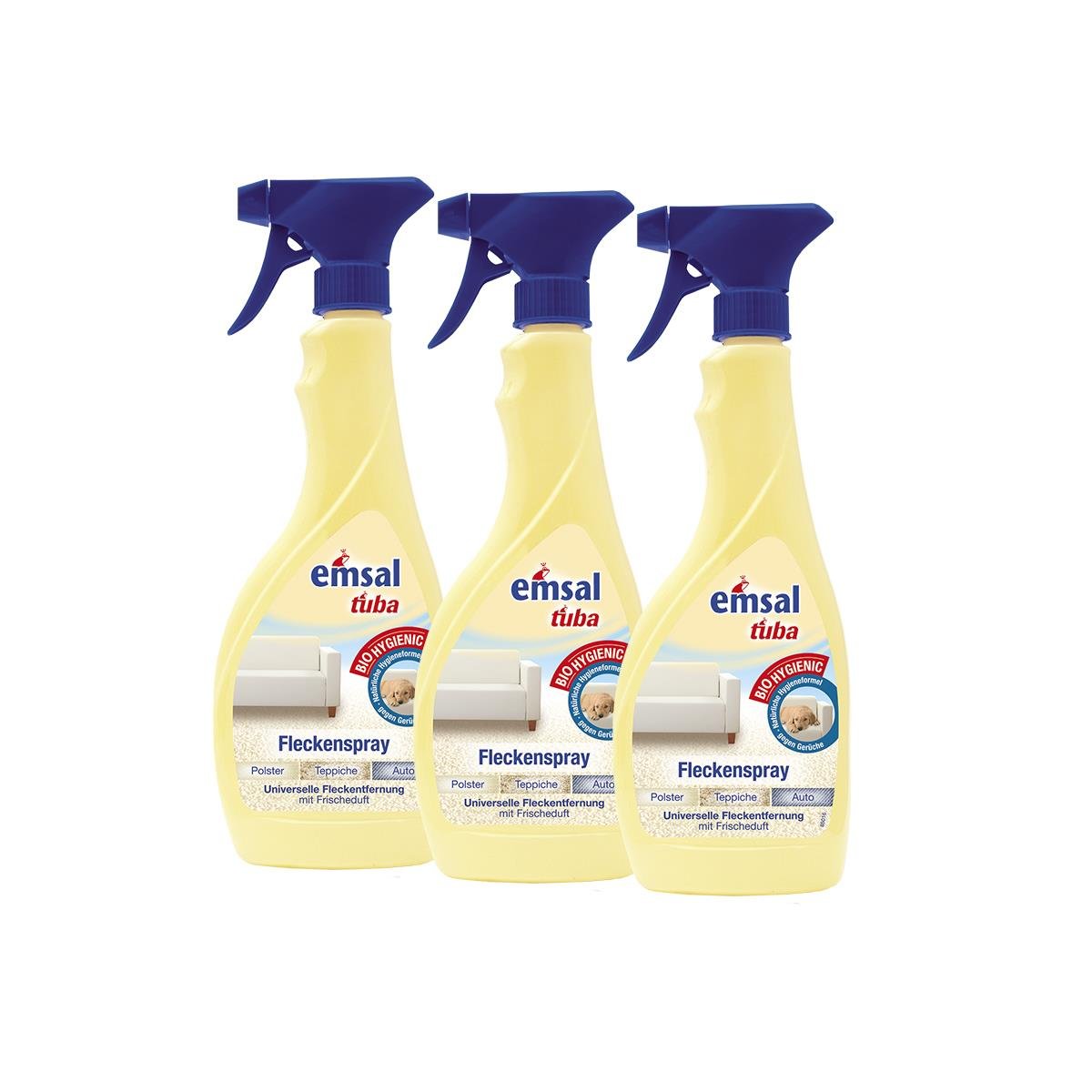 3 X Thomas Tuba Stains Spray 500 Ml For Upholste Suitable For