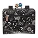 Bioworld Disney Star Wars Universe Wallet & Coin Purse, Galaxy Hologram, All Over Print Space Spacecraft,Black,OSFM