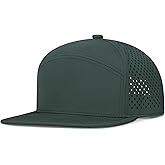 Varpepe Performance Snapback Hats for Men Women,Flat Bill Cap,Golf,Running,Workout
