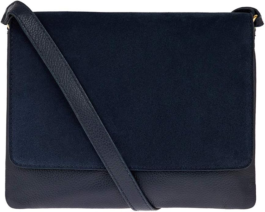 Monsoon Ladies Leather and Suede CrossBody Bag Womens Handbag Amazon