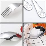 Lanjue 6 PCS Silverware Stainless Steel Flatware Fork Spoon Set Utensils view 2