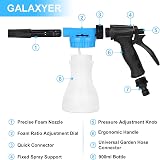 GALAXYER Snow Foam Gun Sprayer 900ml Adjustable Car Cleaning Lance view 2