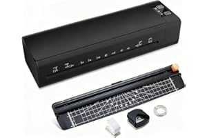 IBZDI A3 13-Inch 9-in-1 Thermal Laminator Machine for Hot & Cold Laminating, Features 60-Second Fast Warm Technology and Never-Jam Design, Includes Laminating Sheets for Home, Office, or School Use