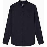 Armani Exchange Mens Tight Collar Woven Shirt