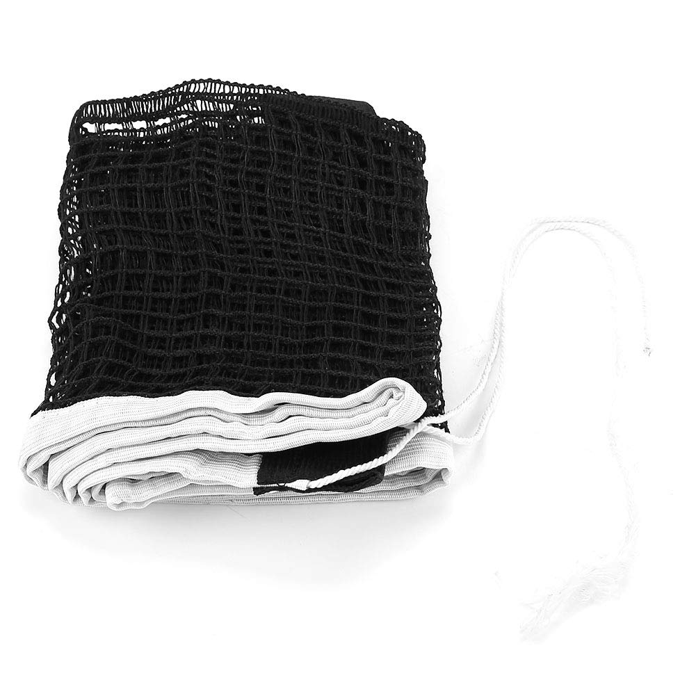 Yosoo Health Gear Table Tennis Net Replacement 6ft (182cm) Portable, Pong Net with Rope Black Cotton Seamless Stitching Indoor Outdoor Game Net for School Home Club