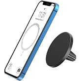 TechMatte MagGrip Car Vent Mount, Magnetic Air Vent Smartphone Holder | for iPhone 17 16 15 14 13 12 Series