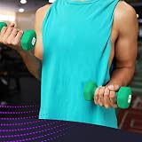 KAYMAN Neoprene Dumbbells Pair with Anti-Slip Grip 1-10 kg Set view 7